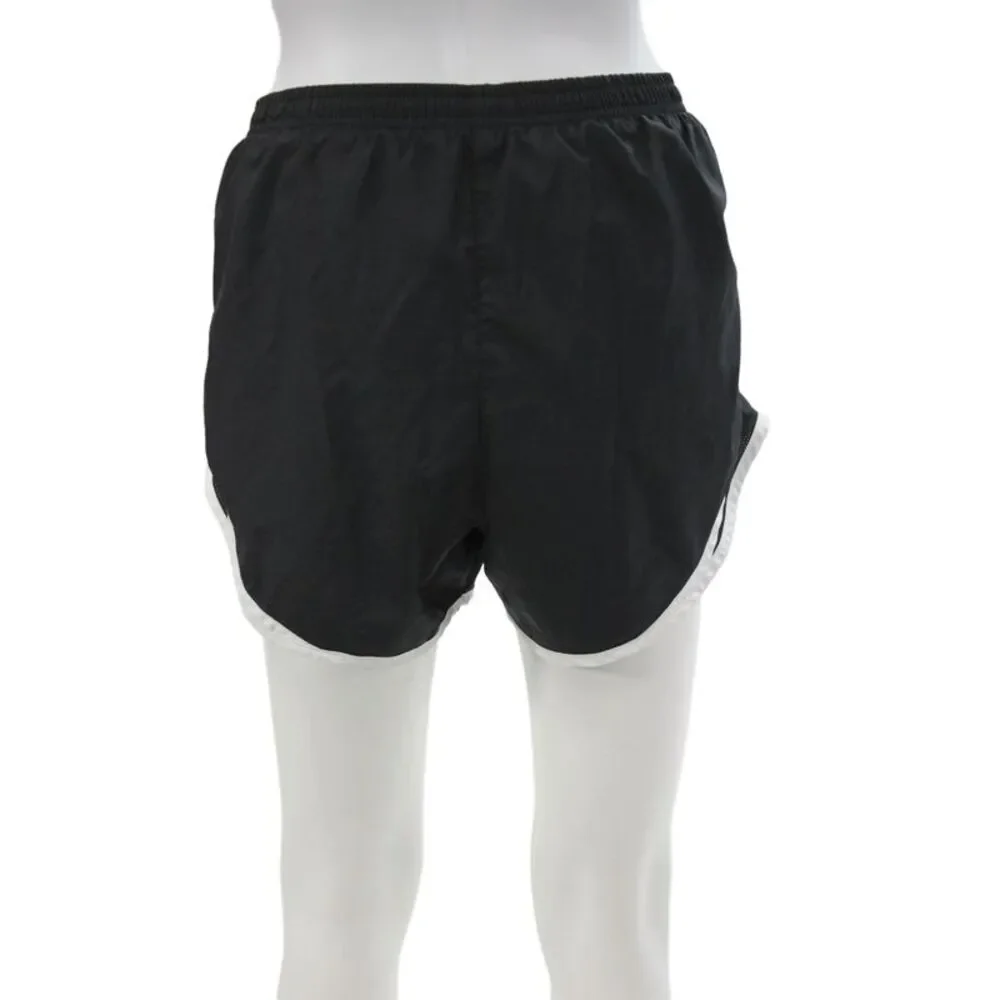 Nike Unisex Sports Shorts Black 100% Polyester Solid Size M